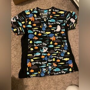 Finding Dory Scrub Top